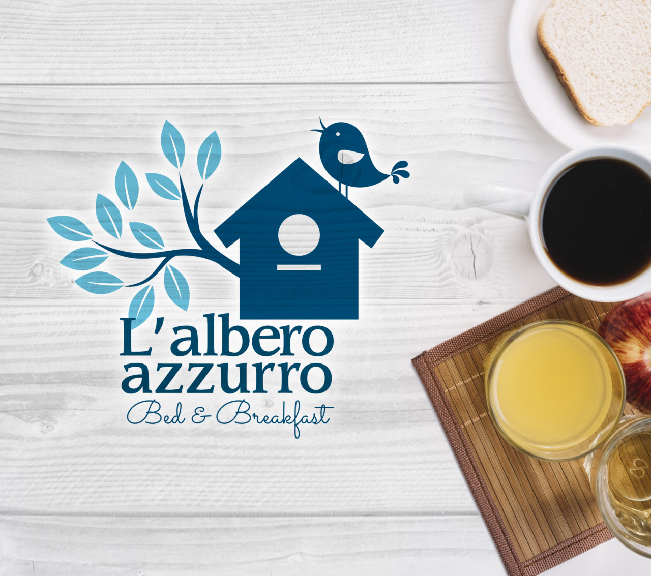 Logo B&B l'Albero Azzurro