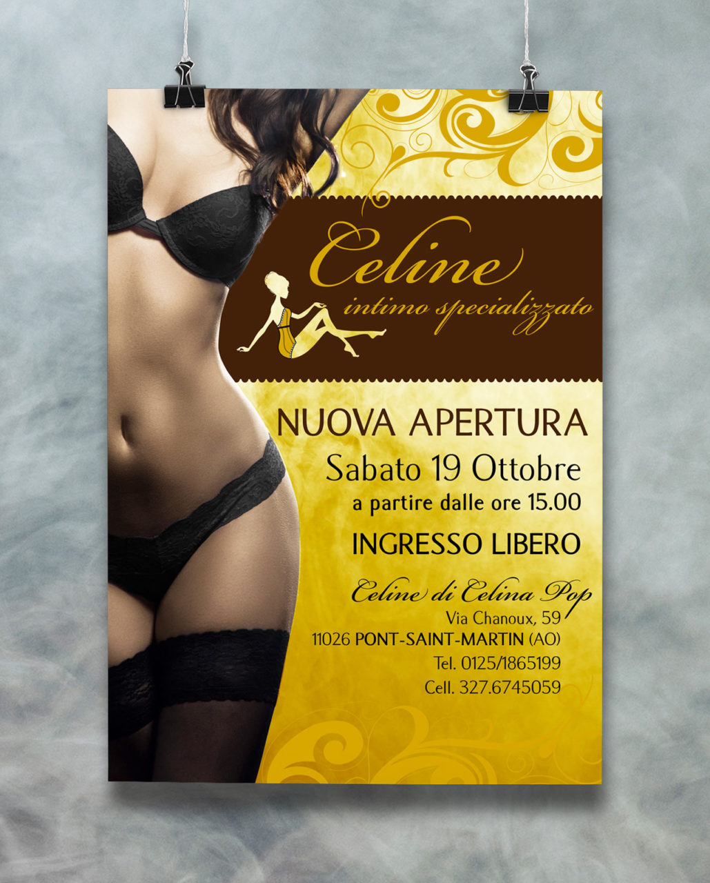 Manifesto Celine intimo specializzato