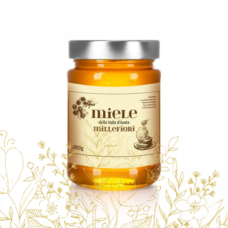etichette miele della Valle d'Aosta