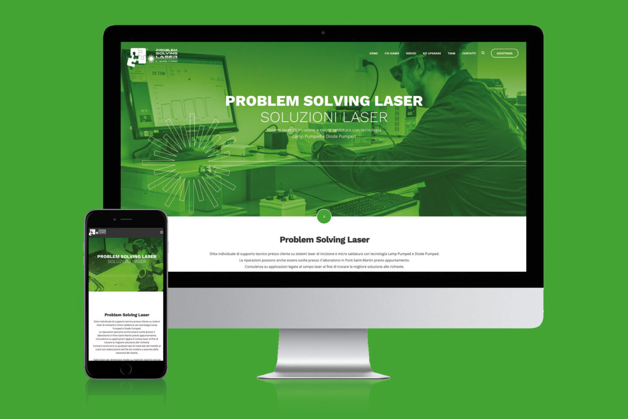 Sviluppo sito Problem Solving Laser
