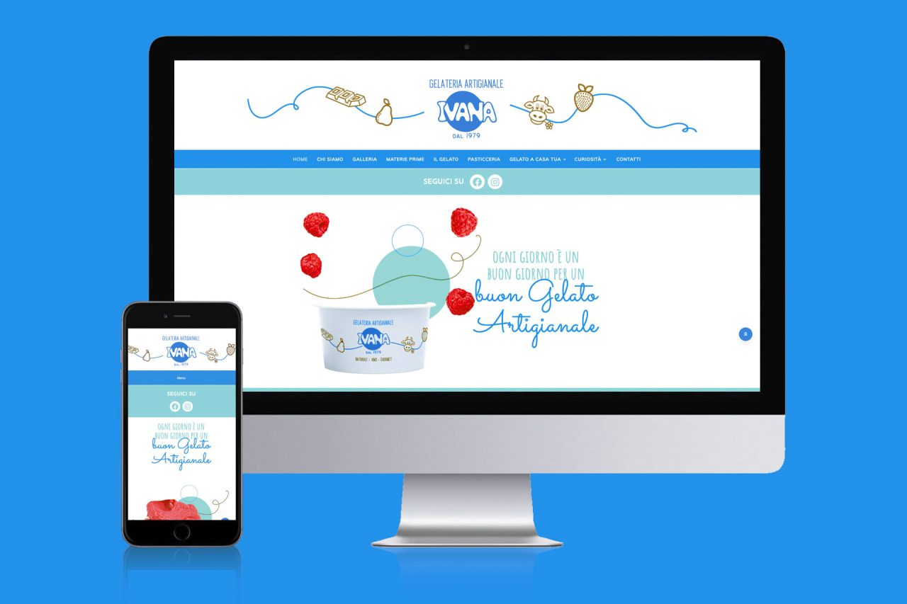 Sito internet Gelateria Ivana